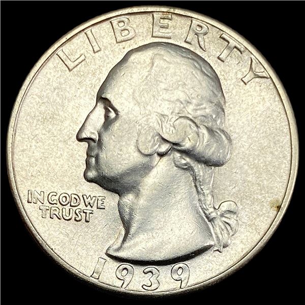 1939-S Silver Washington Quarter CLOSELY UNCIRCULATED