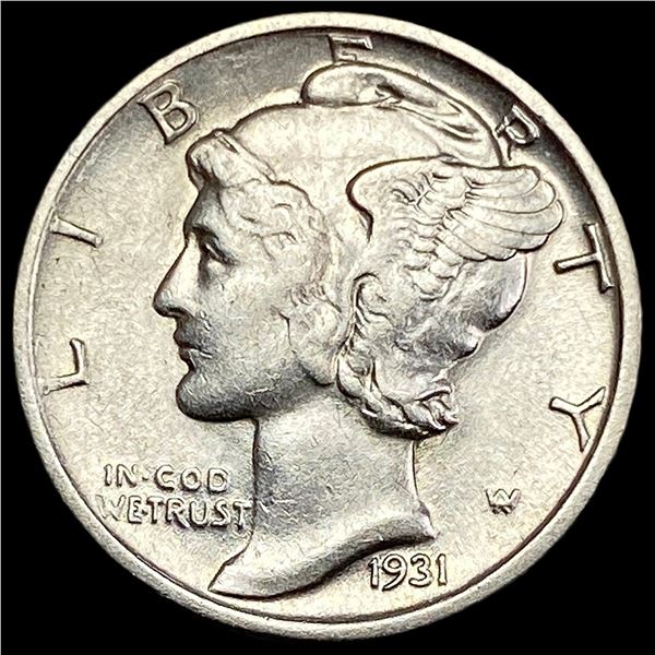 1931-S Silver Mercury Dime CLOSELY UNCIRCULATED
