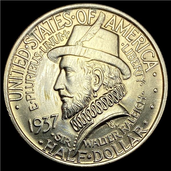 1937 Roanoke Island Half Dollar UNCIRCULATED