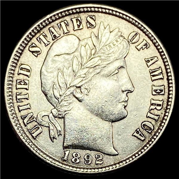 1892 Silver Barber Dime UNCIRCULATED