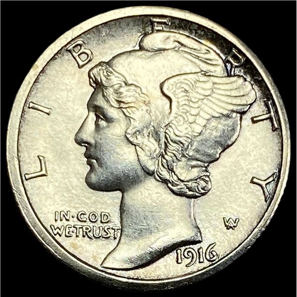 1916-S Silver Mercury Dime UNCIRCULATED