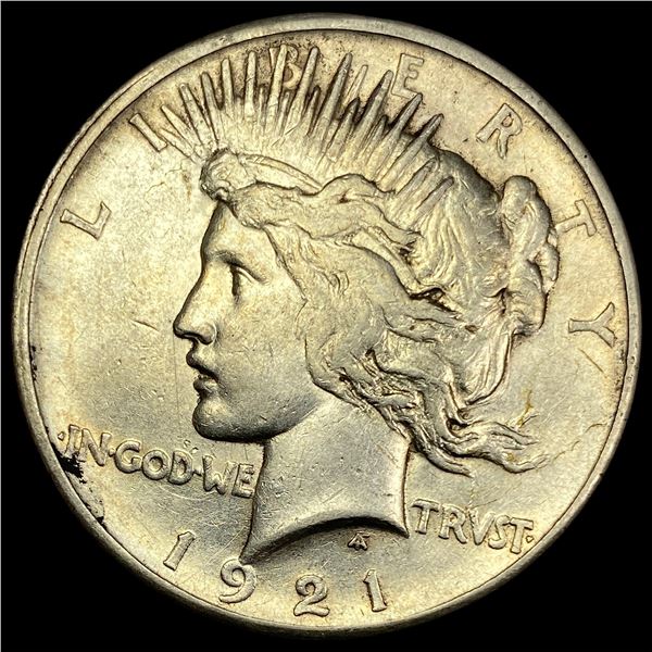 1921 Silver Peace Dollar CLOSELY UNCIRCULATED