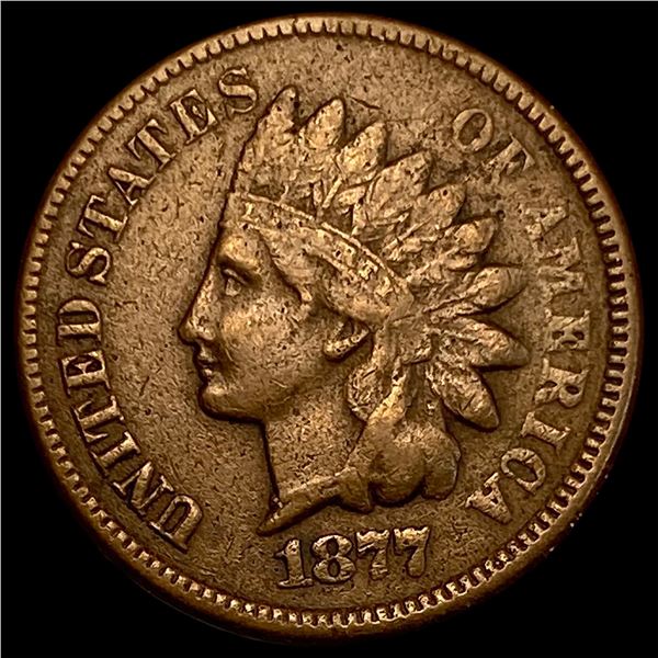 1877 Indian Head Cent NEARLY UNCIRCULATED