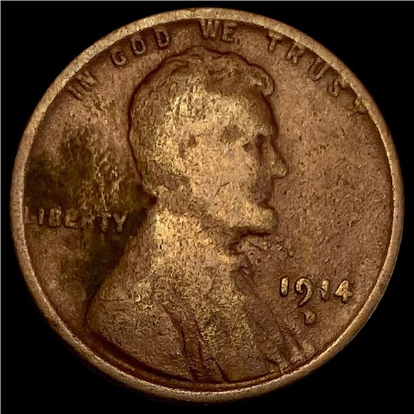 1914-D Lincoln Wheat Cent NICELY CIRCULATED