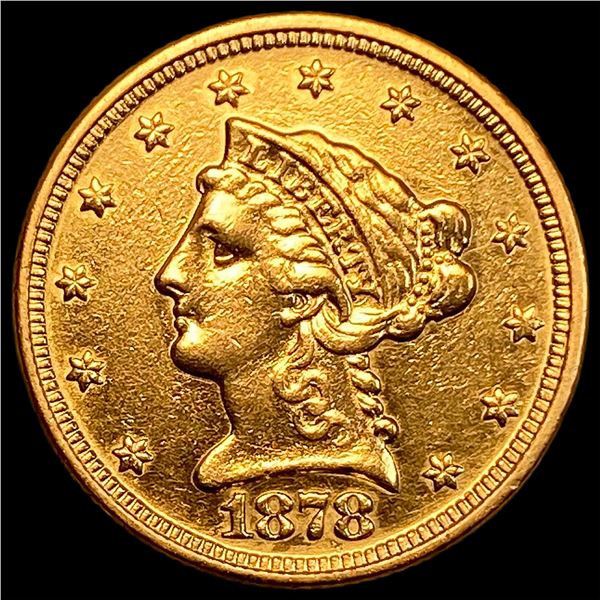1878 Gold $2.5 Liberty Head Quarter Eagle
