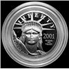2001-W Platinum $25 1/4 oz Proof CHOICE PROOF
