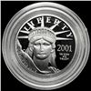 2001-W Platinum $25 1/4 oz Proof CHOICE PROOF