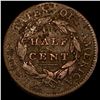 Image 2 : 1811 Copper Half Cent NICELY CIRCULATED