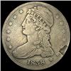 Image 1 : 1838 Silver Capped Bust Half Dollar NICELY CIRCULATED