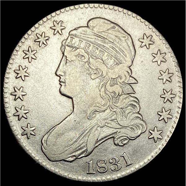 1831 Capped Bust Silver Half Dollar CLOSELY UNCIRCULATED