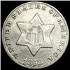 Image 1 : 1853 Silver Three-Cent Piece CLOSELY UNCIRCULATED