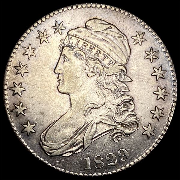 1829 Capped Bust Half Dollar CLOSELY UNCIRCULATED