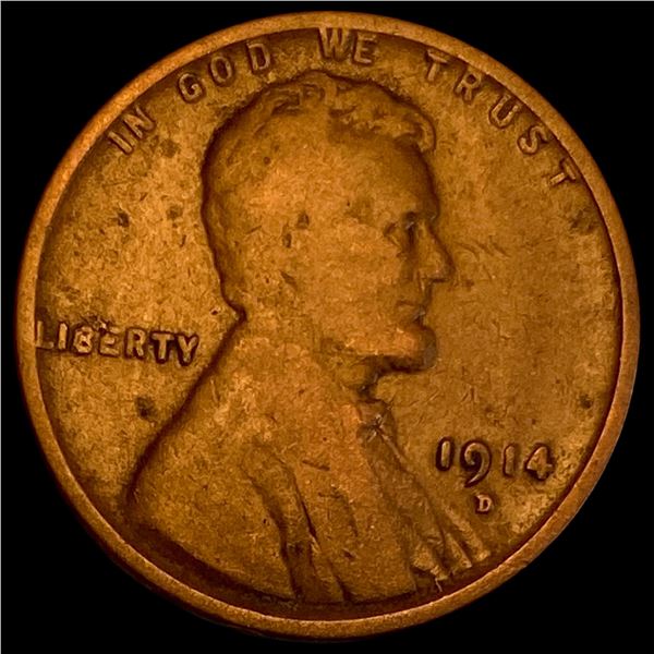 1914-D Lincoln Wheat Cent NICELY CIRCULATED