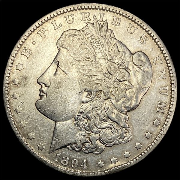 1894-O Silver Morgan Dollar NEARLY UNCIRCULATED