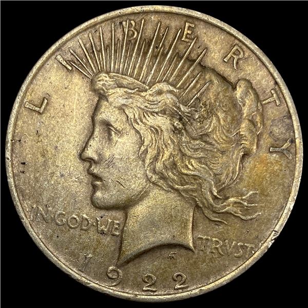 1922 Silver Peace Dollar CLOSELY UNCIRCULATED