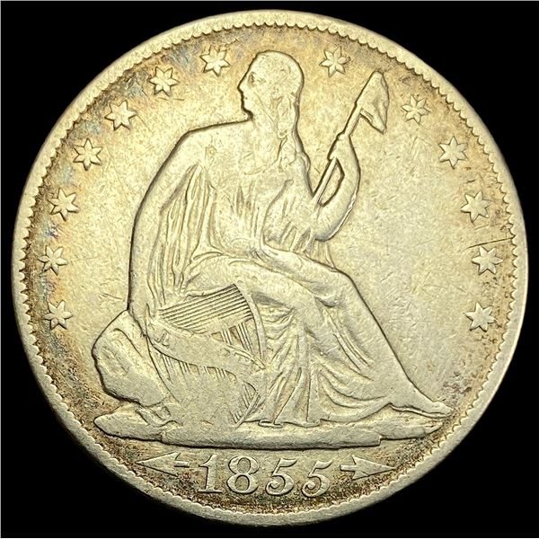 1855-O Seated Liberty Half Dollar LIGHTLY CIRCULATED