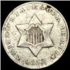 Image 1 : 1852 Silver Three-Cent Piece CLOSELY UNCIRCULATED