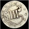 Image 2 : 1852 Silver Three-Cent Piece CLOSELY UNCIRCULATED