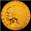 Image 1 : 1925 Indian Head Gold $2.5 Quarter Eagle CLOSELY UNCIRCULATED