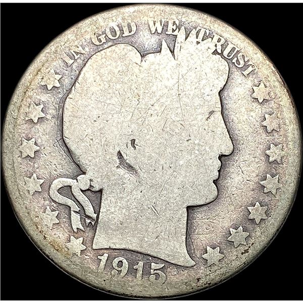 1915 Barber Half Dollar NICELY CIRCULATED