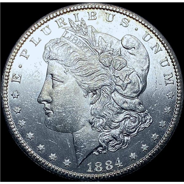 1884-CC Silver Morgan Dollar CHOICE BU