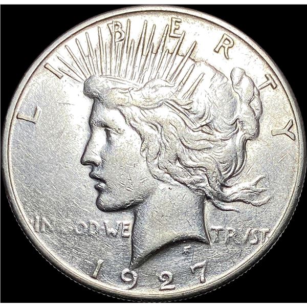 1927-S Silver Peace Dollar NEARLY UNCIRCULATED