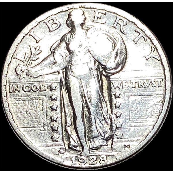 1928-D Standing Liberty Quarter NEARLY UNCIRCULATED