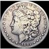 Image 1 : 1881-S Morgan Silver Dollar NICE CIRC