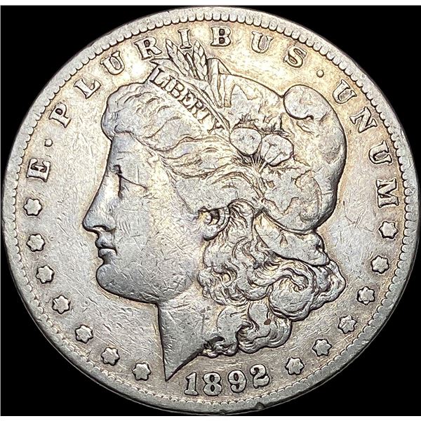 1892-CC Silver Morgan Dollar LIGHTLY CIRCULATED