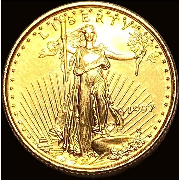 1997 1/10oz Gold American Eagle $5 SUPERB GEM BU