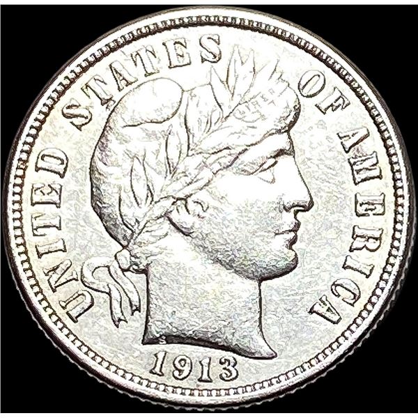1913 Barber Dime CLOSELY UNCIRCULATED