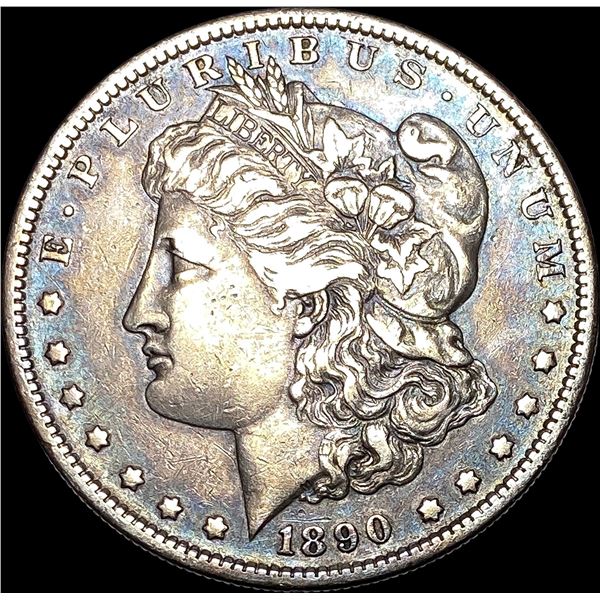 1890-S Silver Morgan Dollar NEARLY UNCIRCULATED