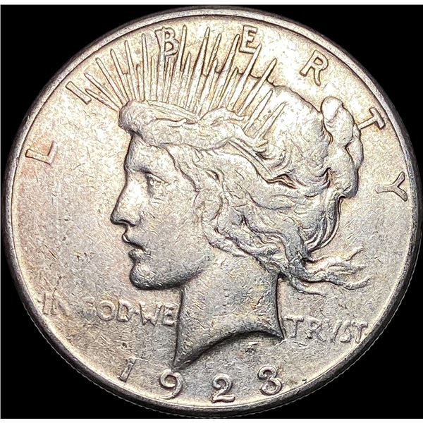 1923-S Silver Peace Dollar NEARLY UNCIRCULATED