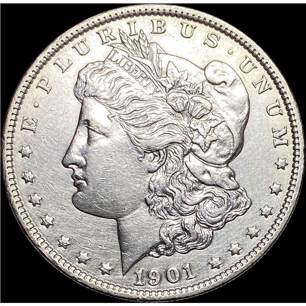 1901 Morgan Silver Dollar CLOSELY UNCIRCULATED