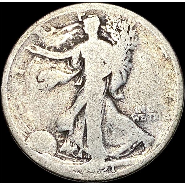 1921 Walking Liberty Half Dollar NICELY CIRCULATED