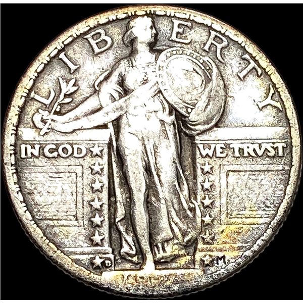 1924-D Standing Liberty Quarter NEARLY UNCIRCULATED