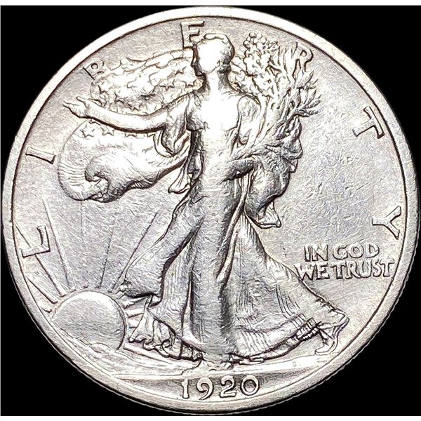 1920-D Walking Liberty Half Dollar NEARLY UNCIRCULATED