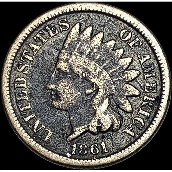 1861 Indian Head Cent NICELY CIRCULATED