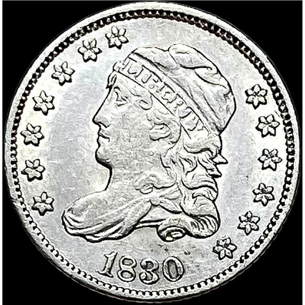 1830 Capped Bust Half Dime CLOSELY UNCIRCULATED