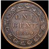 Image 2 : 1859 Canada Bronze One Cent CLOSELY UNCIRCULATED