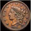 Image 1 : 1838 Coronet Head Large Cent NEARLY UNCIRCULATED