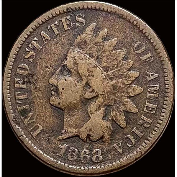 1868 Indian Head Cent NICELY CIRCULATED