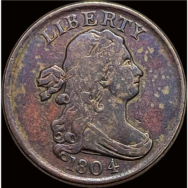 1804 Copper Half Cent LIGHTLY CIRCULATED
