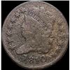 Image 1 : 1810 Classic Head Half Cent NICELY CIRCULATED
