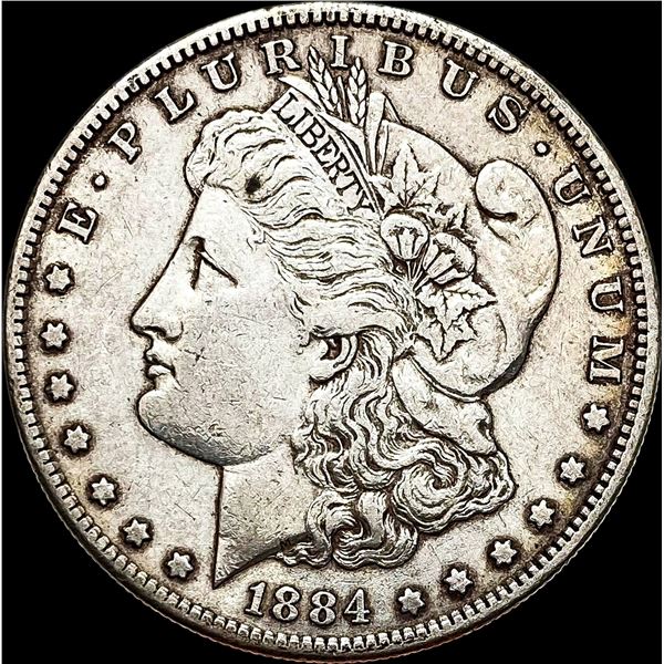 1884-S Silver Morgan Dollar CLOSELY UNCIRCULATED