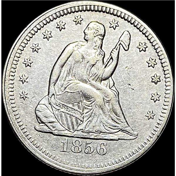 1856 Seated Liberty Quarter CLOSELY UNCIRCULATED