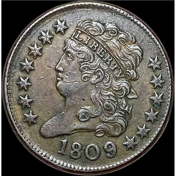 1809 Classic Head Half Cent CLOSELY UNCIRCULATED