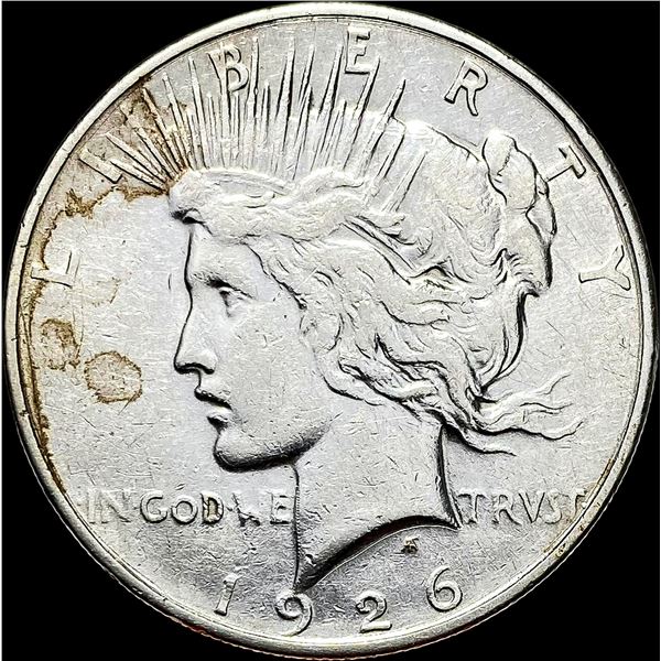 1926 Silver Peace Dollar NEARLY UNCIRCULATED
