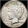 Image 1 : 1923-S Silver Peace Dollar CLOSELY UNCIRCULATED
