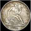 Image 1 : 1845 Silver Half Dollar (Seated Liberty) CLOSELY UNCIRCULATED